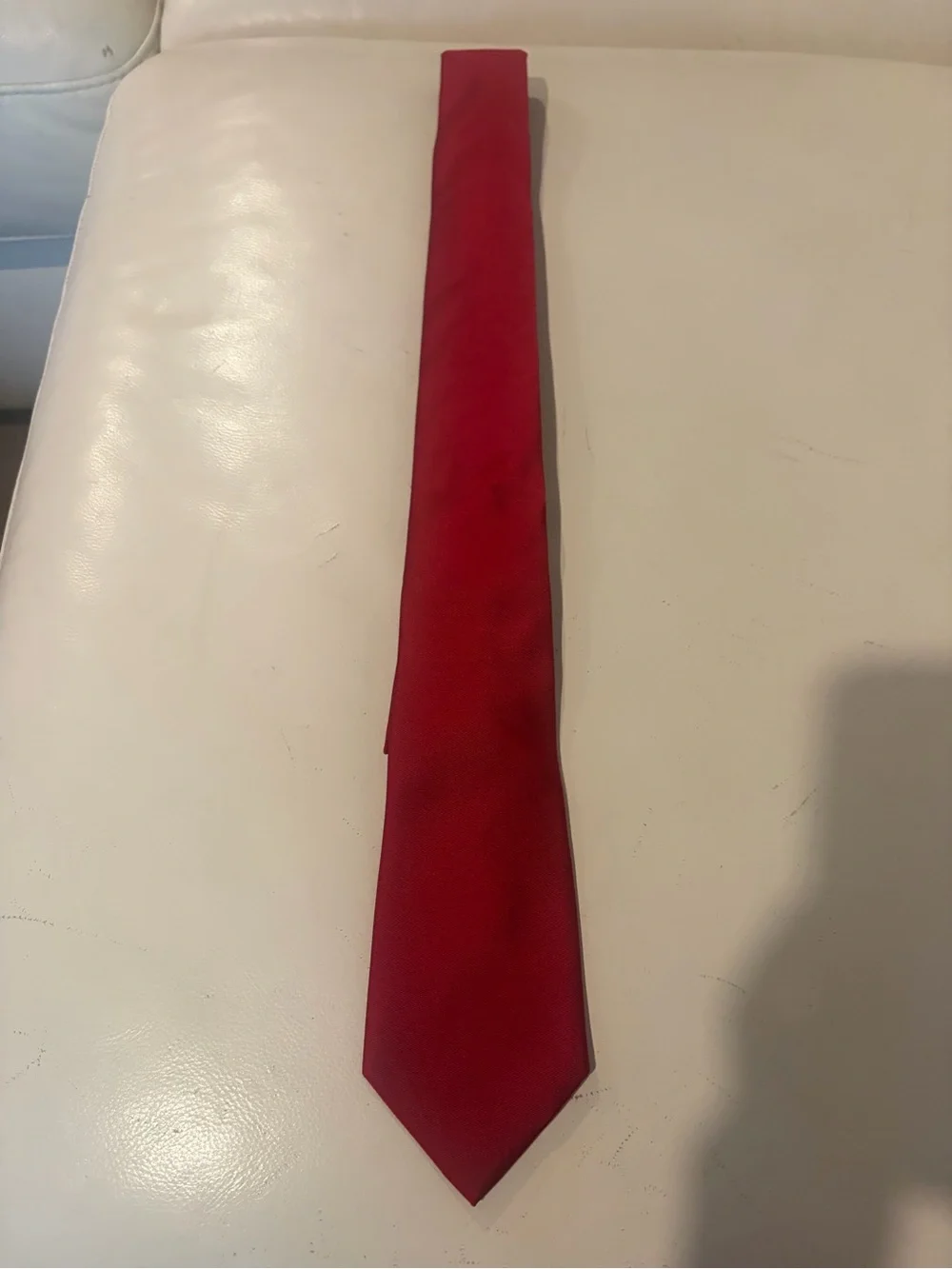 Express Solid Red Men's Neck Tie